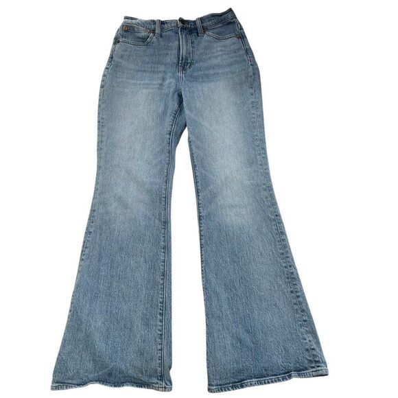 Madewell The Perfect Vintage Flare Jeans Light Wash Denim Cotton Blend Size 26 - Picture 1 of 8